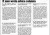 Advice columns, by men