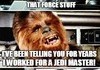 Han doesn't speak Wookie