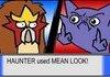 Haunter used Mean look!