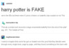 Harry Potter is FAKE
