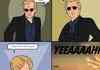 Horatio plays it off cool