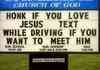 Honk If You Love Jesus!