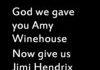 Hendrix for Winehouse