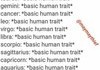 Human trait
