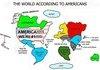 american map of world