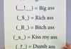 Types Of Asses!