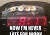 How to never be late for work again