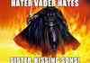 Hater Vader, I don't remember the number