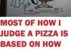 How I judge a pizza