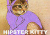 Hipster Kitty