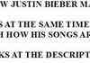 How Justin Bieber Makes his Songs