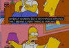 Homer Being Homer