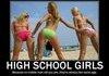 High school girls