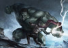Hulk vs Thor by Inhyuk Lee