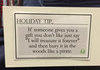 Holiday Tip