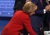 Hillary had another earpiece