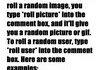 How to roll a random picture or user