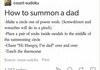 how to summon a dad