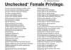 Male / Female privilege [feminism]