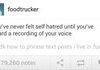 Hearing Your Own Voice