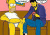 Homer and Keanu