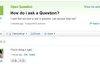 How to ask a question?