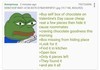 They found anon' chocolate