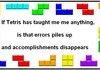 What Tetris taught me