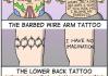 What tattoos say