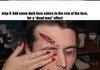 How to make a fake wound