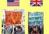 American Protester VS British Protestor