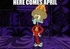 Here comes April
