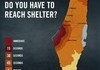 How many seconds to reach shelter in Israel