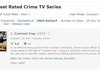 Highest Rated Crime TV Series according to IMDB