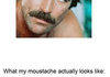 How I think my moustache looks. .