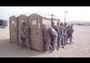 How many soldiers fit in a porta potty