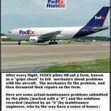 FedEx Gripe Sheet